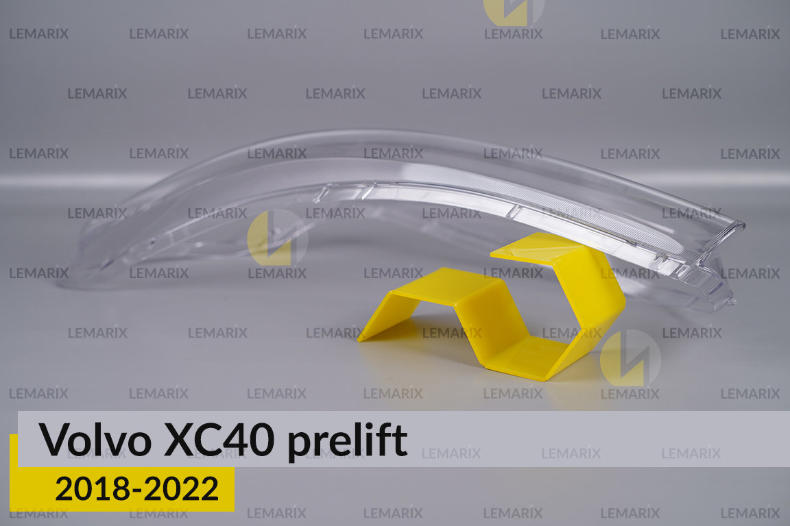 Скло фари Volvo XC40 (2018-2022) дорест ліве