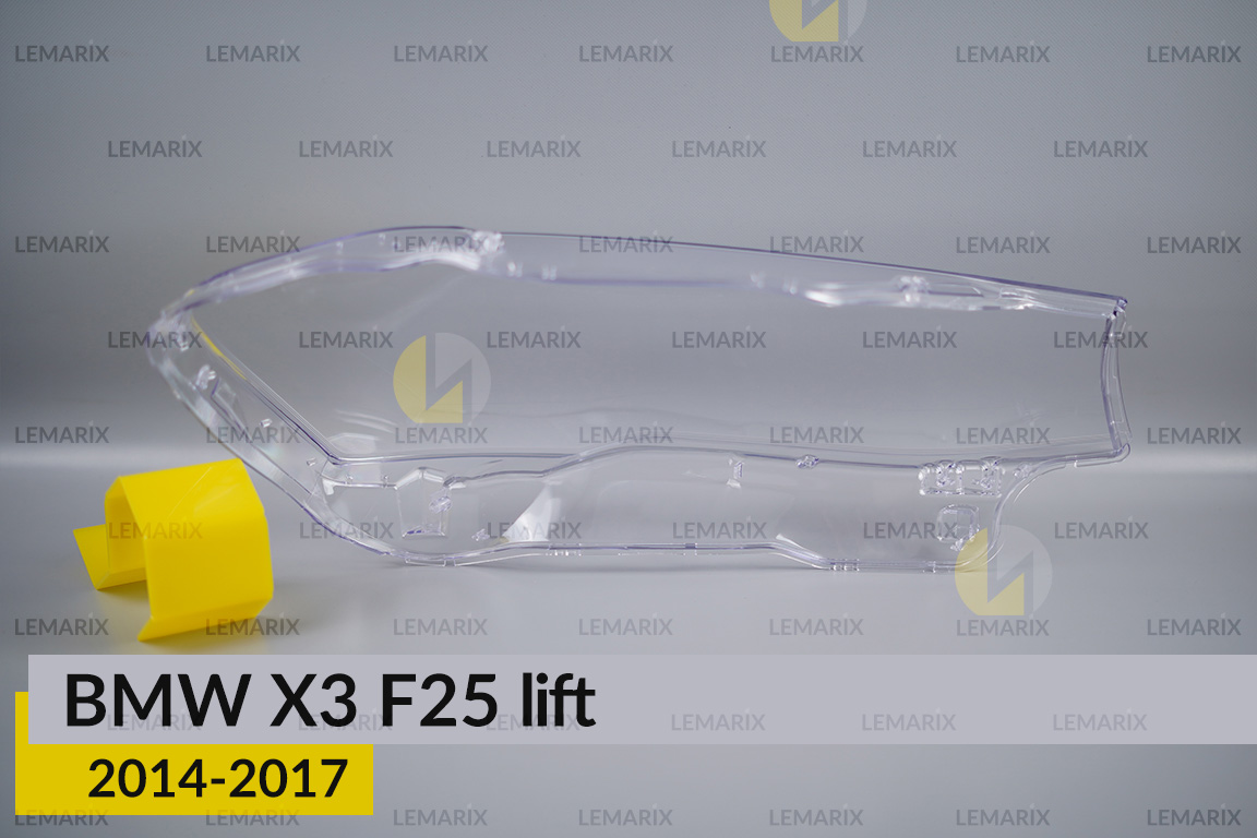 Скло фари BMW X3 F25 (2014-2017) рест ліве