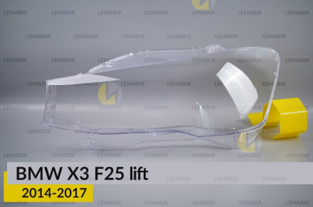 Скло фари BMW X3 F25 (2014-2017) рест ліве