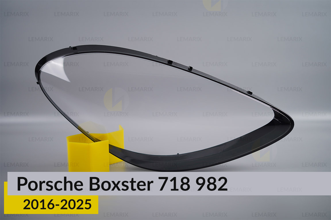 Скло фари Porsche Boxster 718 982 (2016-2025) праве