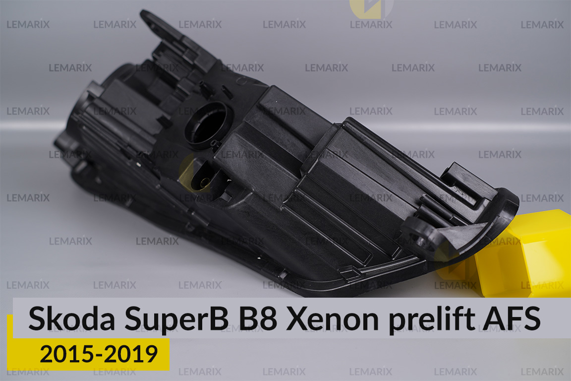 Корпус фари Skoda SuperB B8 Xenon AFS (2015-2019) дорест правий