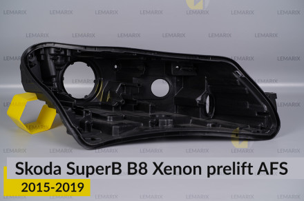 Корпус фары Skoda SuperB B8 Xenon AFS (2015-2019) дорест правый