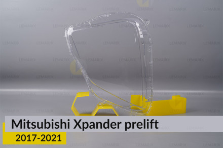 Стекло фары Mitsubishi Xpander (2017-2021) дорест левое