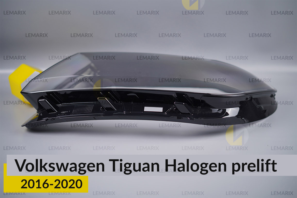 Скло фари VW Volkswagen Tiguan Halogen (2016-2020) дорест ліве