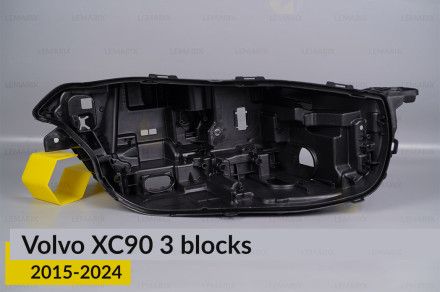 Корпус фари Volvo XC90 3 лінзи (2015-2024) правий