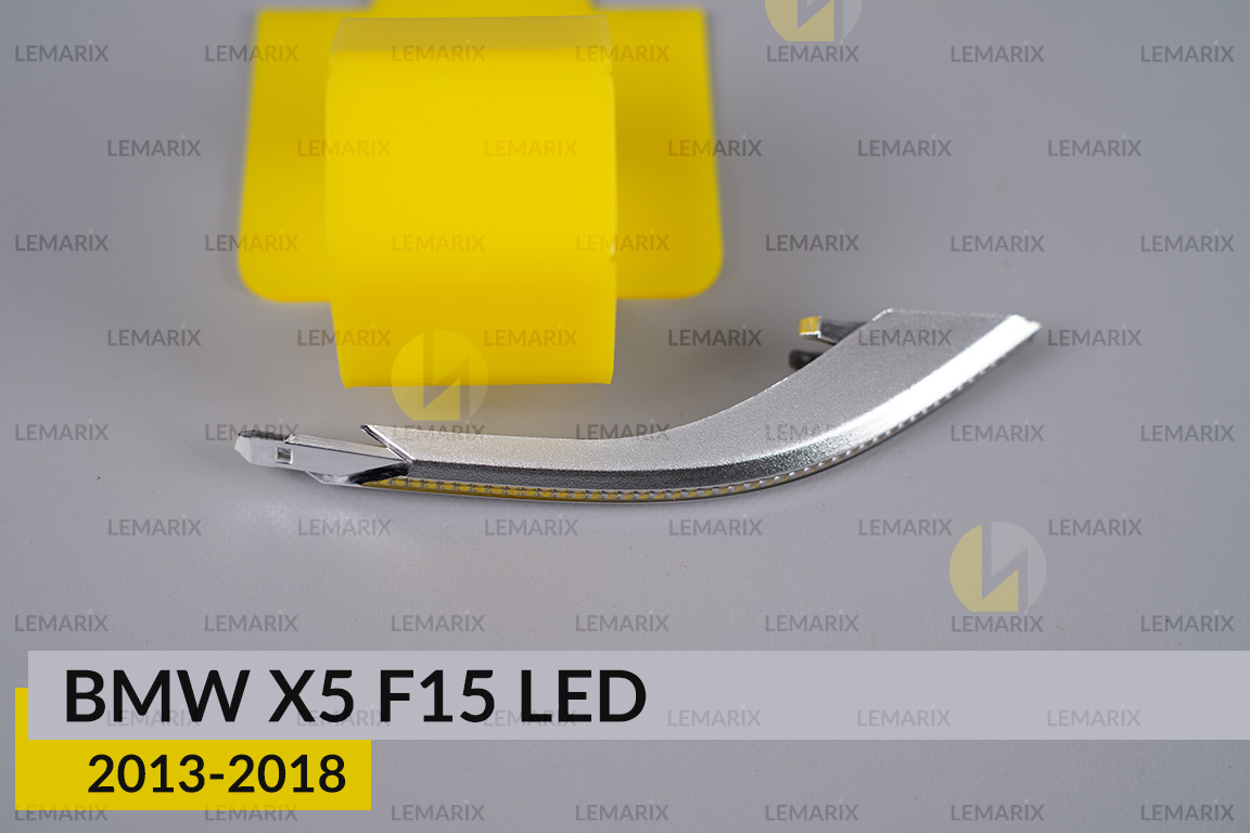 Хромована накладка покажчик повороту зовнішній BMW X5 F15 LED (2013-2018) ліва
