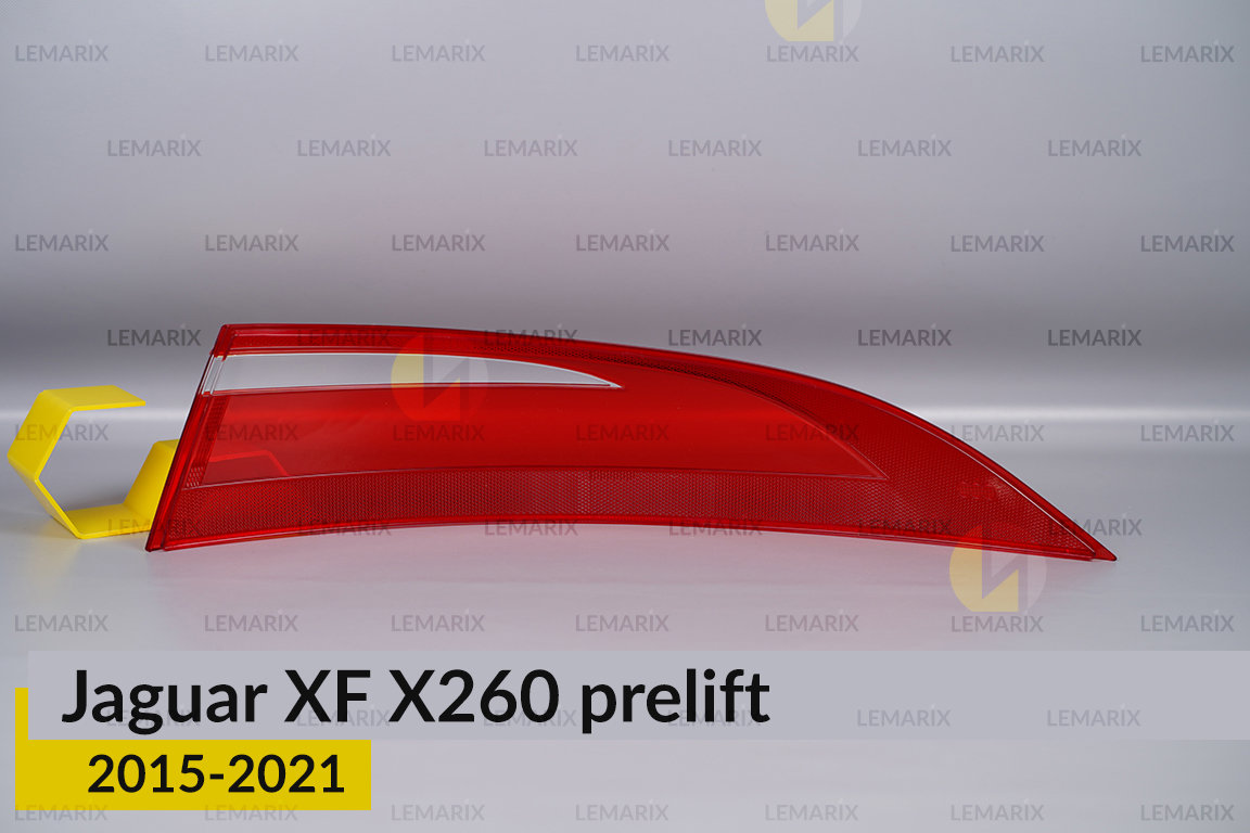 Скло заднього ліхтаря зовнішнє в крилі Jaguar XF X260 (2015-2021) дорест ліве