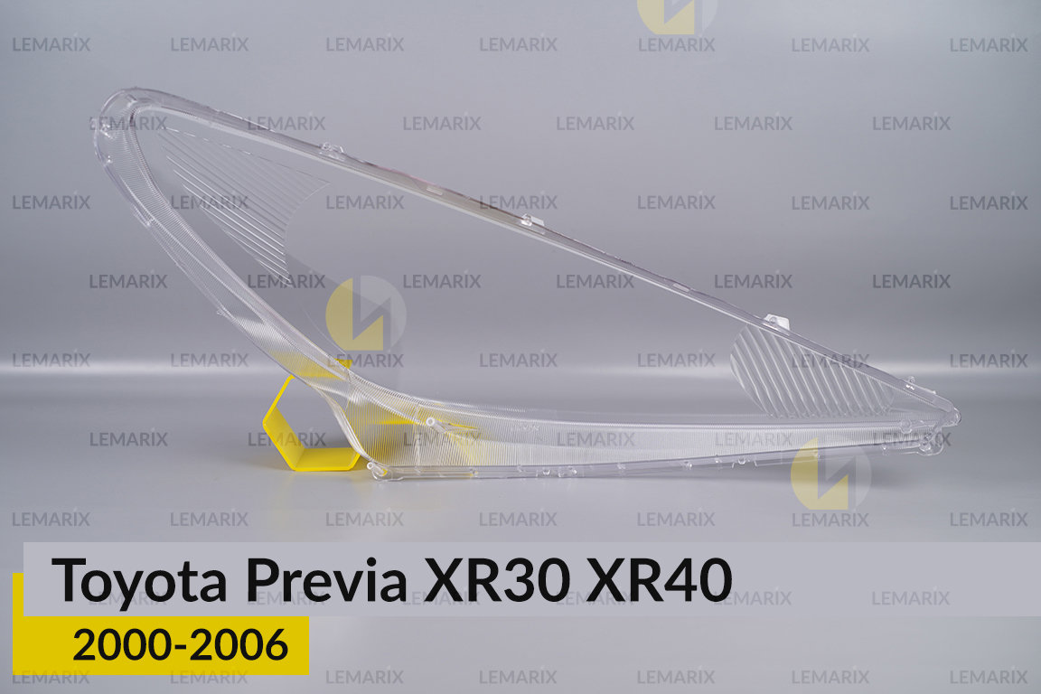 Стекло фары Toyota Previa XR30 XR40 (2000-2006) левое