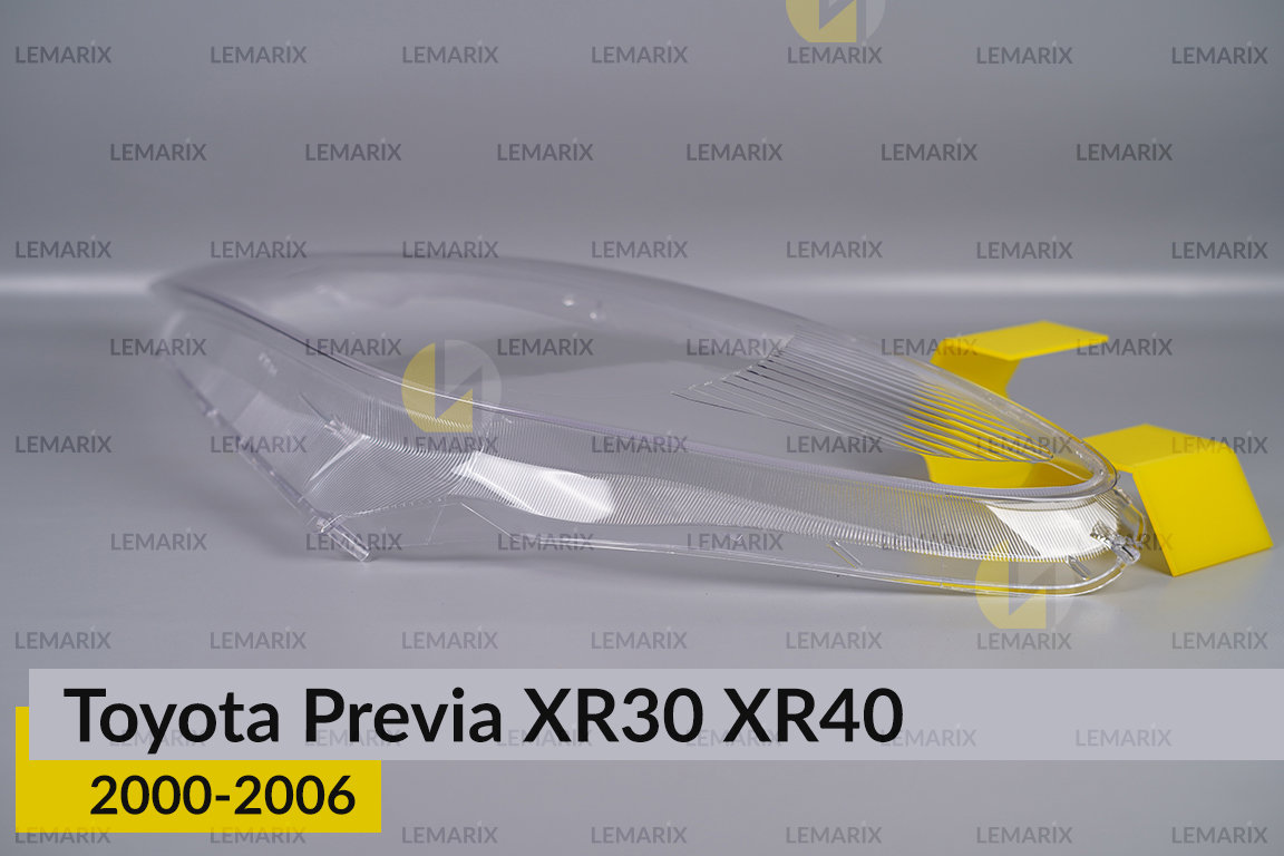 Стекло фары Toyota Previa XR30 XR40 (2000-2006) левое