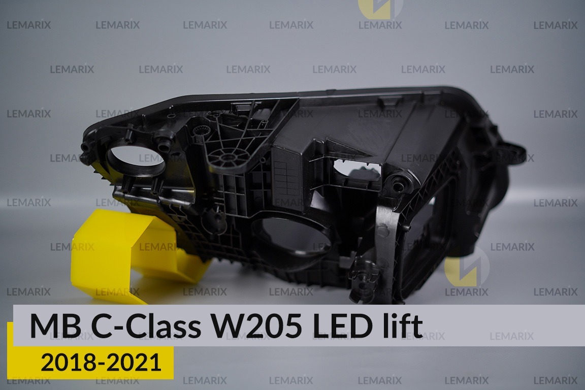 Корпус фари Mercedes-Benz C-Class W205 LED (2018-2021) рест лівий