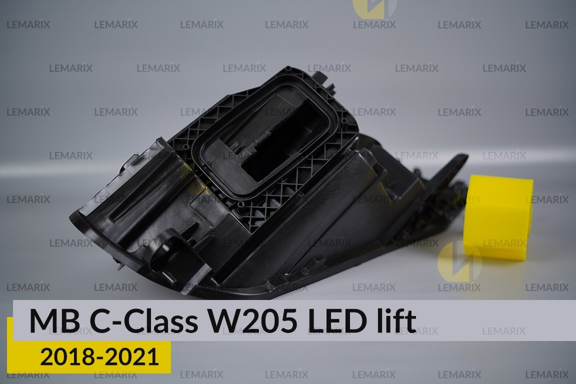 Корпус фари Mercedes-Benz C-Class W205 LED (2018-2021) рест лівий