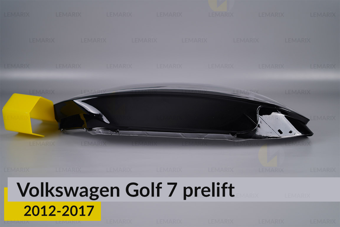 Стекло фары VW Volkswagen Golf 7 (2012-2017) полоски дорест правое