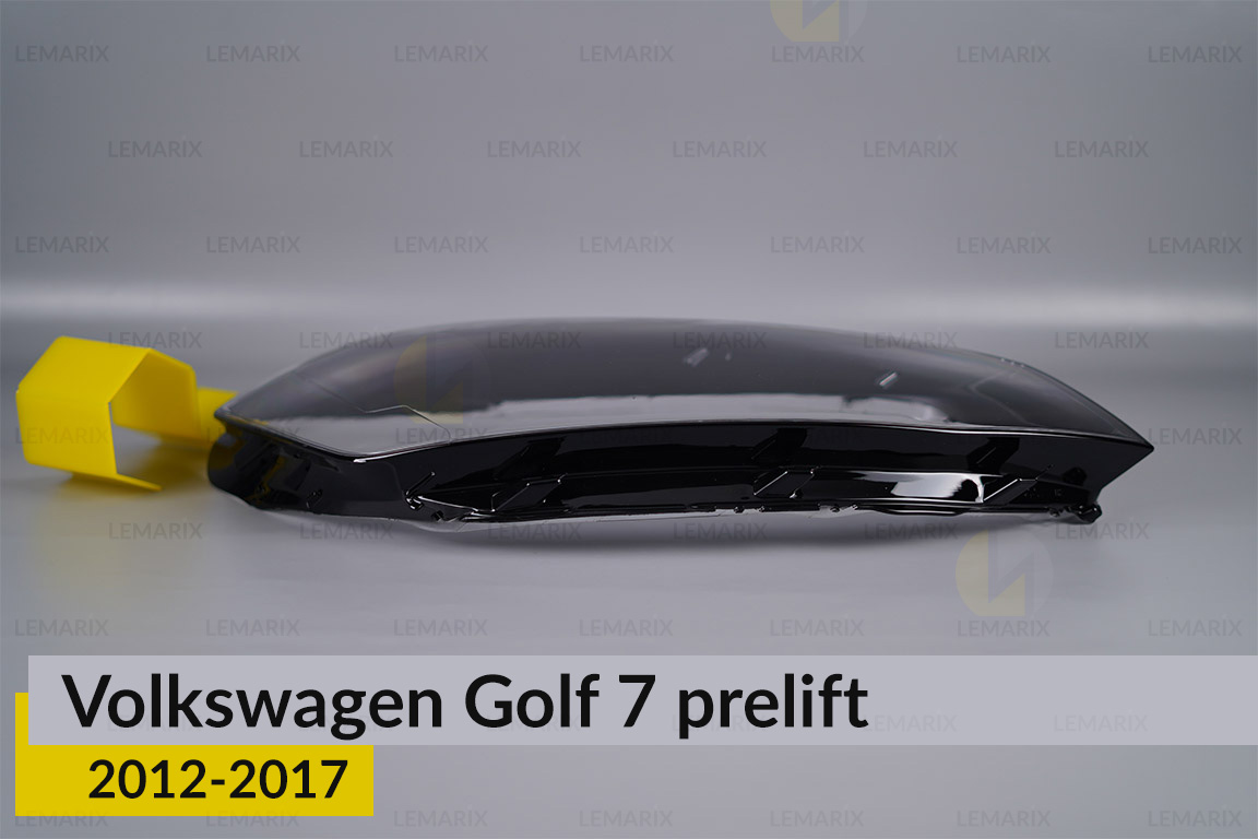 Стекло фары VW Volkswagen Golf 7 (2012-2017) полоски дорест правое
