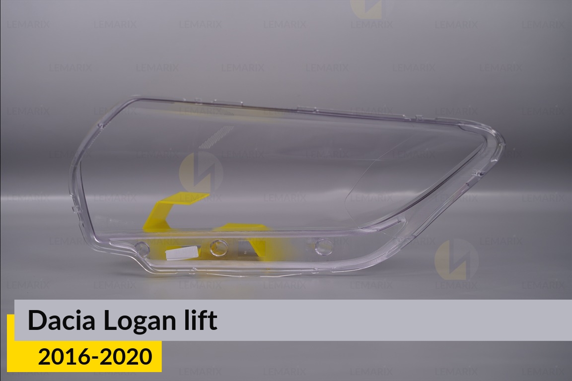 Стекло фары Dacia Logan (2016-2020) рест правое