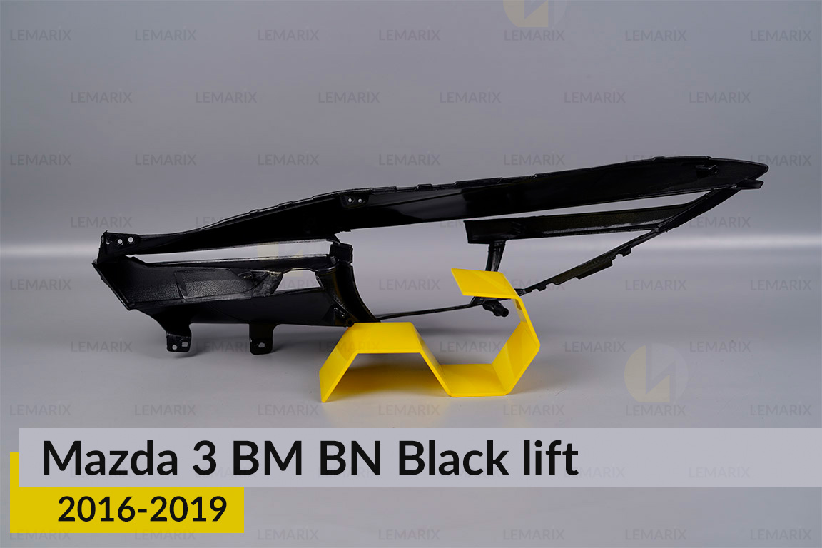 Декоративна маска Mazda 3 BM BN Black (2016-2019) рест права