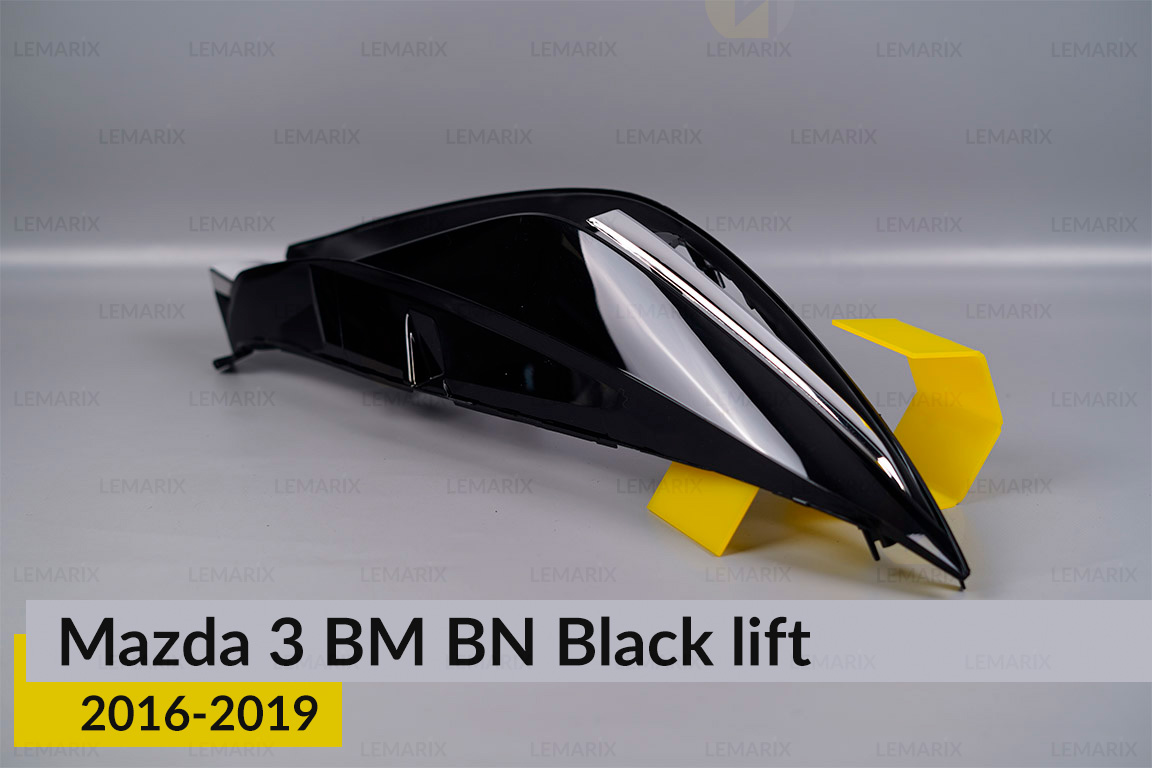 Декоративна маска Mazda 3 BM BN Black (2016-2019) рест права