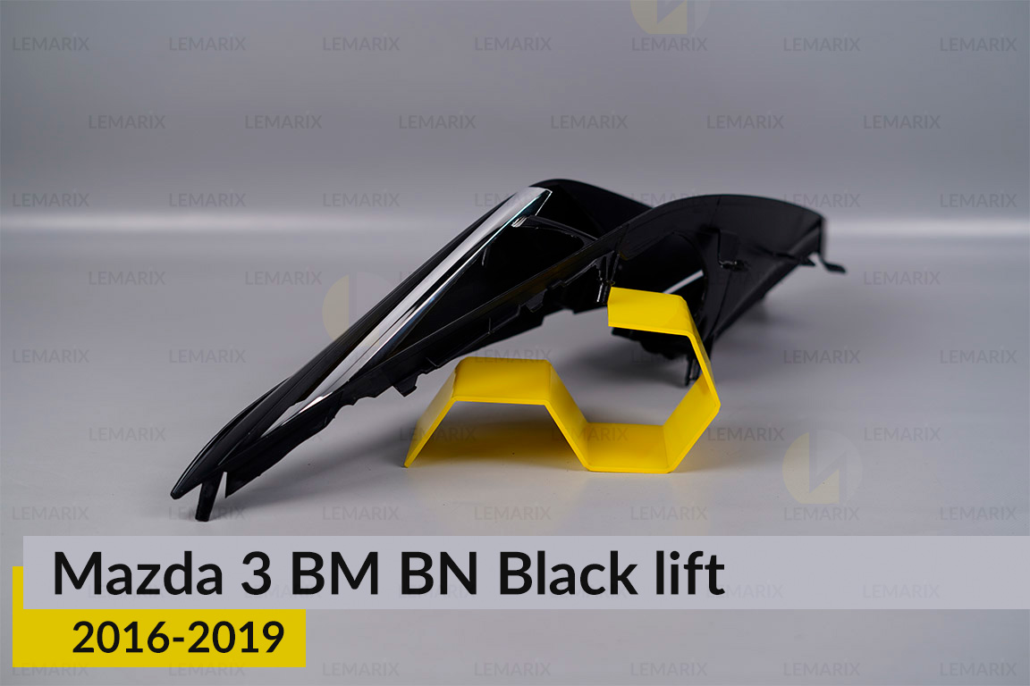 Декоративна маска Mazda 3 BM BN Black (2016-2019) рест права