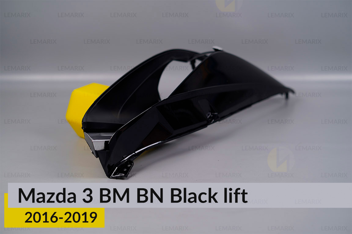Декоративна маска Mazda 3 BM BN Black (2016-2019) рест права