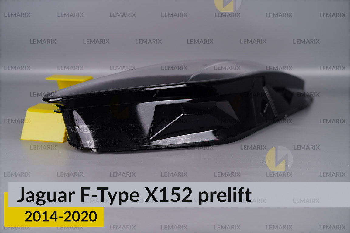 Скло фари Jaguar F-Type X152 (2014-2020) дорест ліве