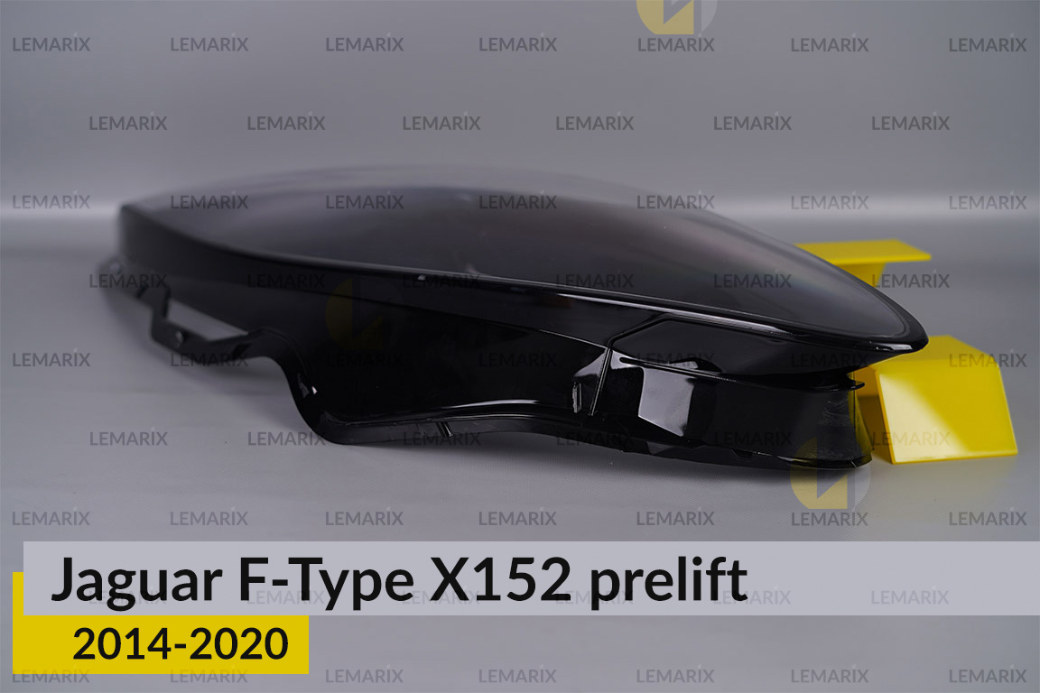 Скло фари Jaguar F-Type X152 (2014-2020) дорест ліве