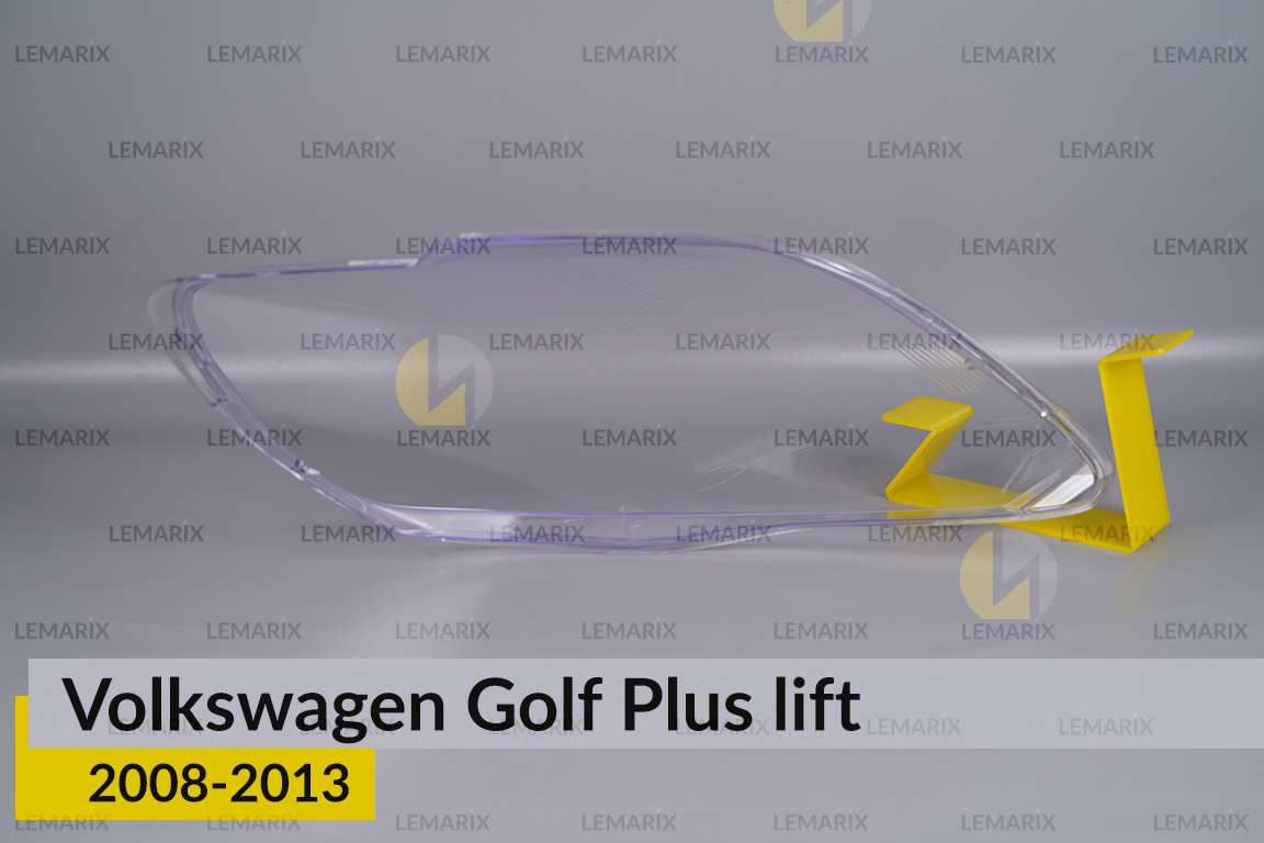 Стекло фары VW Volkswagen Golf Plus (2008-2013) рест левое