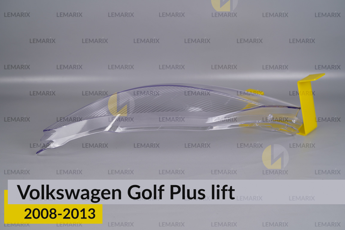 Стекло фары VW Volkswagen Golf Plus (2008-2013) рест левое