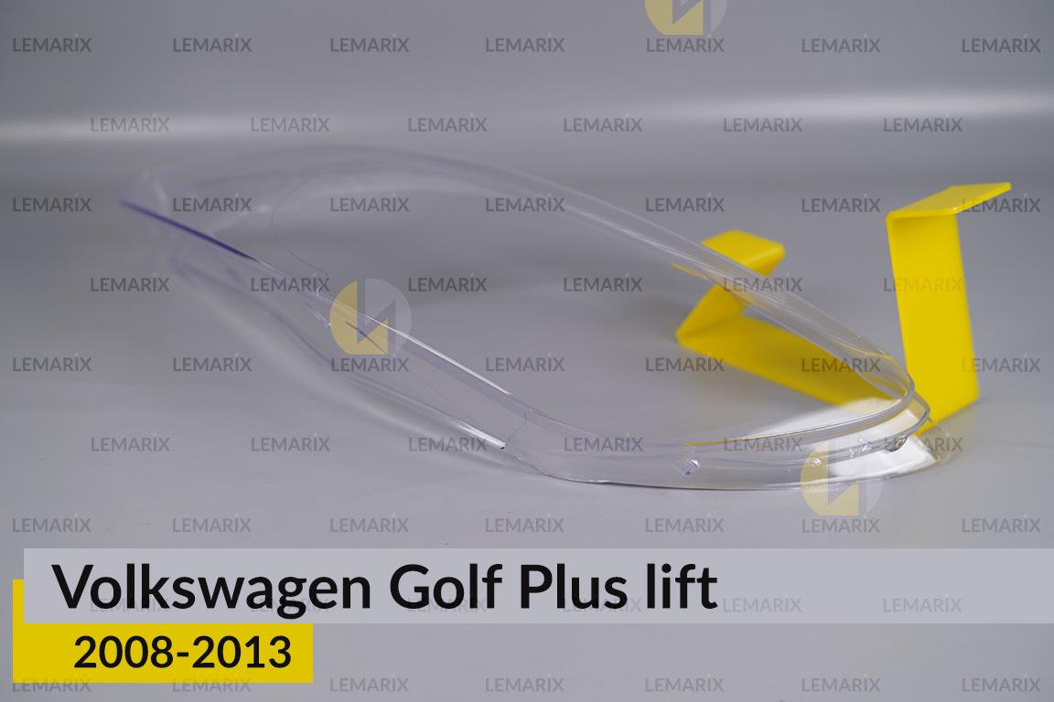 Стекло фары VW Volkswagen Golf Plus (2008-2013) рест левое