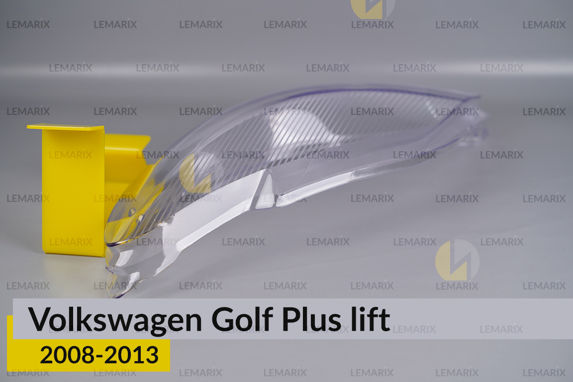 Стекло фары VW Volkswagen Golf Plus (2008-2013) рест левое