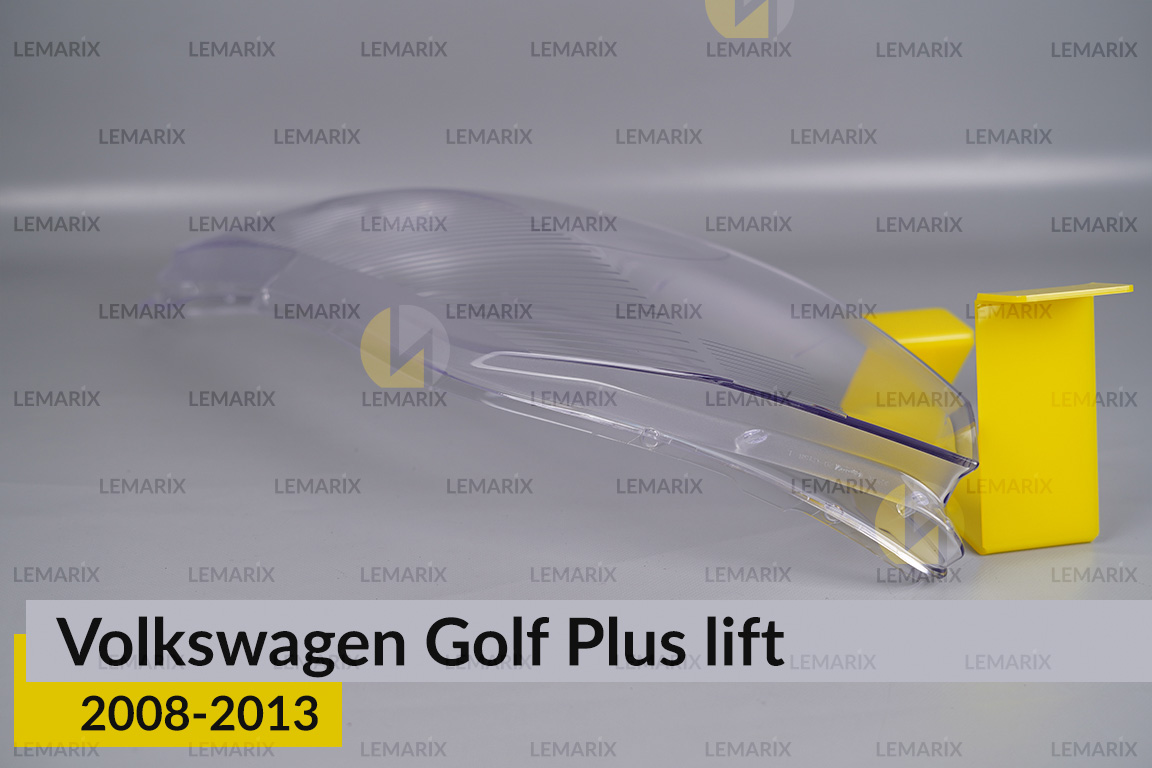 Стекло фары VW Volkswagen Golf Plus (2008-2013) рест левое