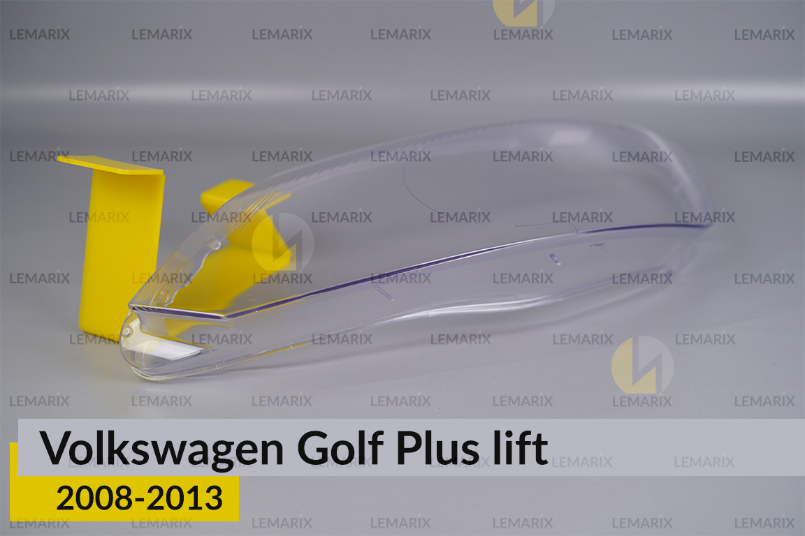 Стекло фары VW Volkswagen Golf Plus (2008-2013) рест левое