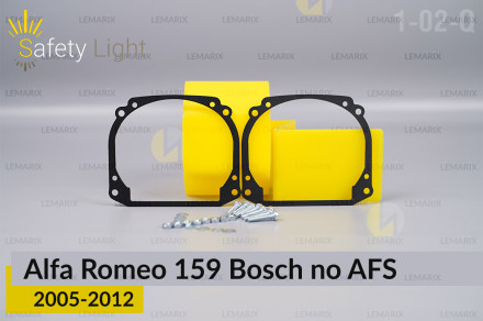 Перехідна рамка для Alfa Romeo 159 Bosch no AFS (2005-2012)