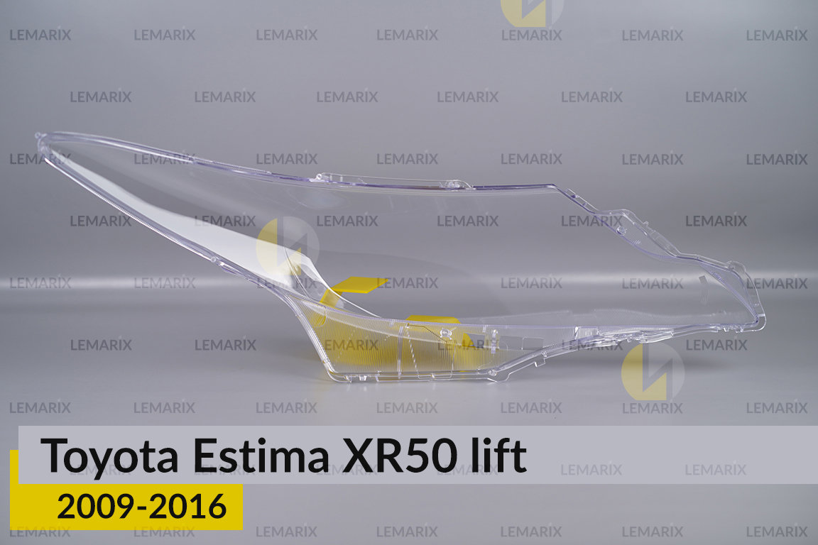 Скло фари Toyota Estima XR50 (2009-2016) рест ліве