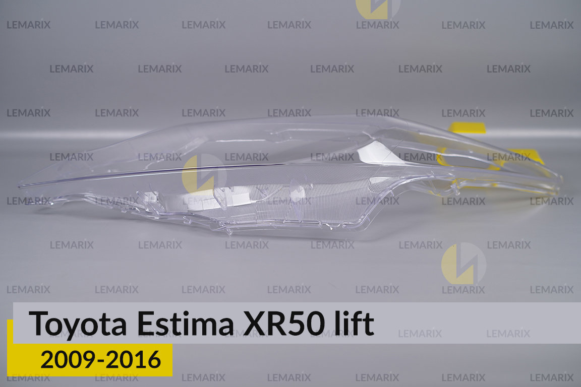Скло фари Toyota Estima XR50 (2009-2016) рест ліве