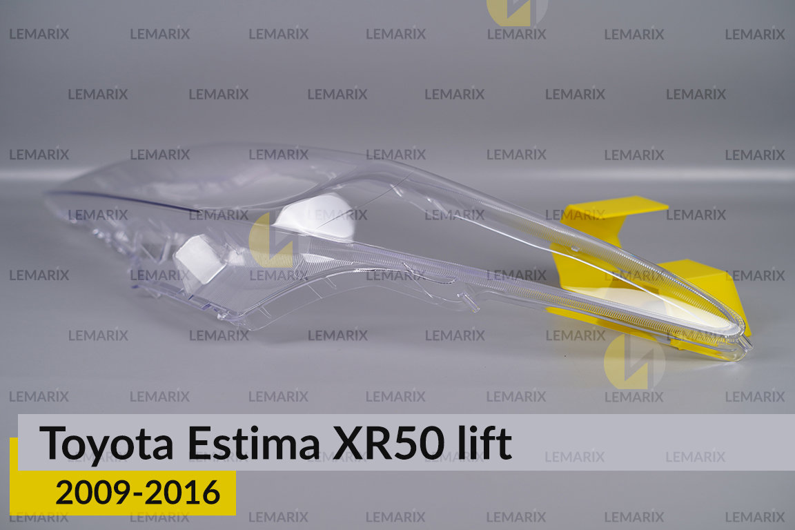 Скло фари Toyota Estima XR50 (2009-2016) рест ліве