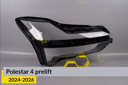 Скло фари Polestar 4 (2024-2026) дорест праве