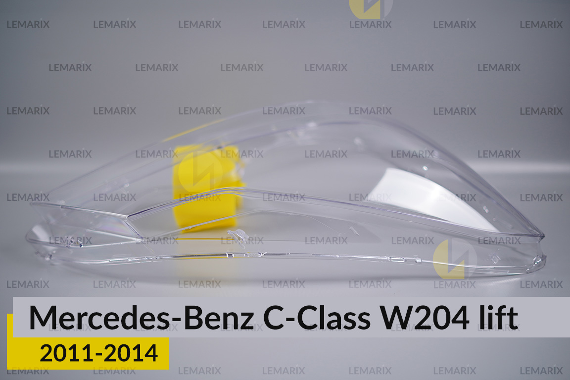 Стекло фары Mercedes-Benz C-Class W204 (2011-2014) рест правое