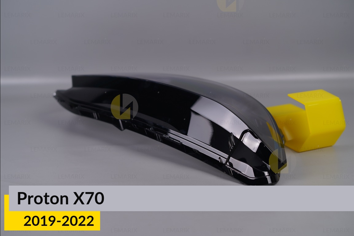 Скло фари Proton X70 LED (2019-2022) праве