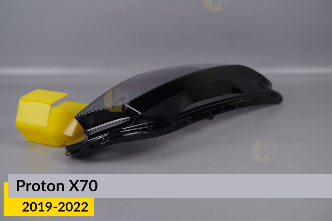 Скло фари Proton X70 LED (2019-2022) праве