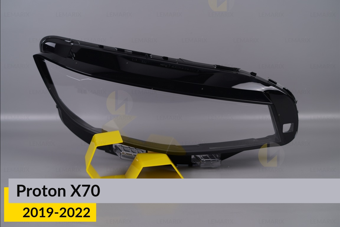 Скло фари Proton X70 LED (2019-2022) праве