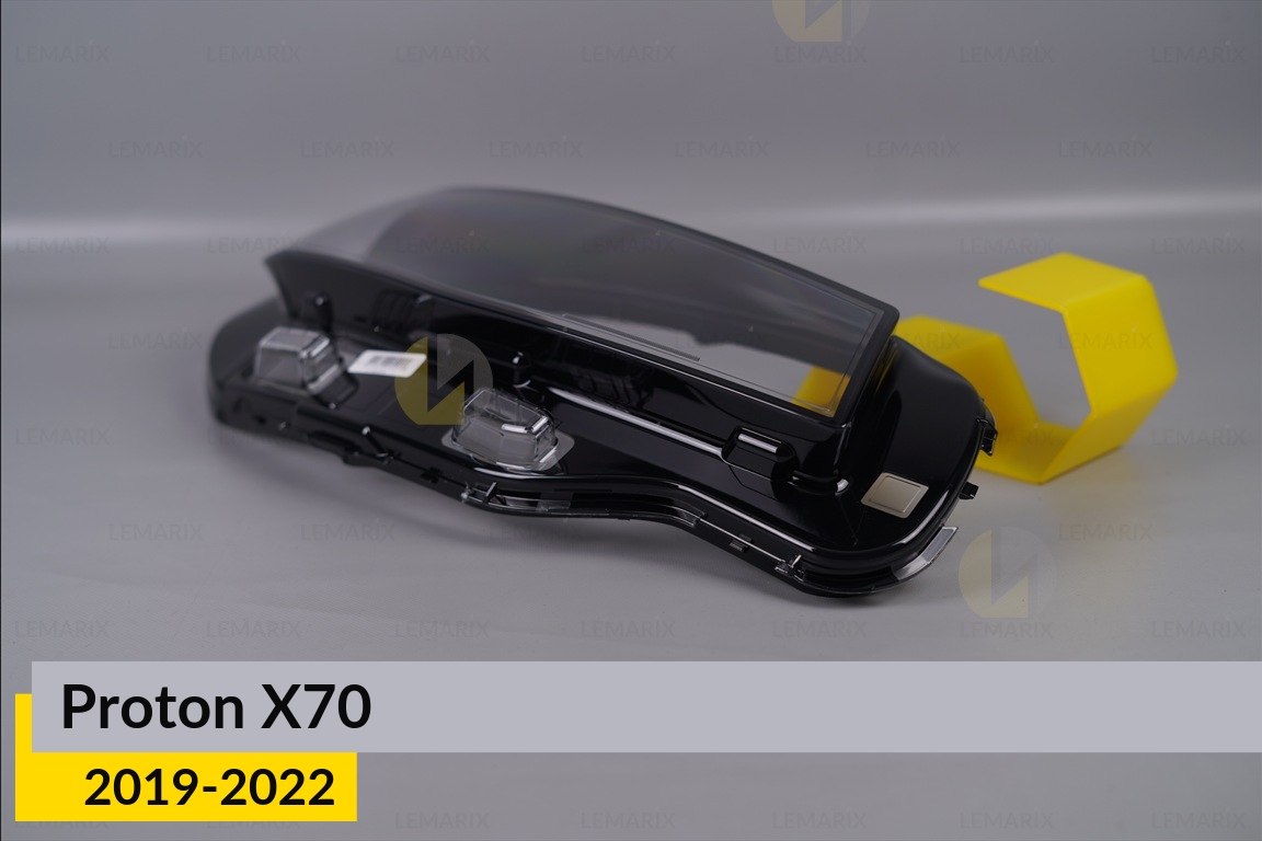 Скло фари Proton X70 LED (2019-2022) праве