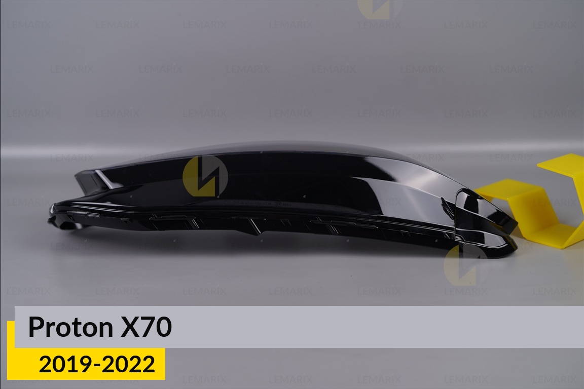 Скло фари Proton X70 LED (2019-2022) праве