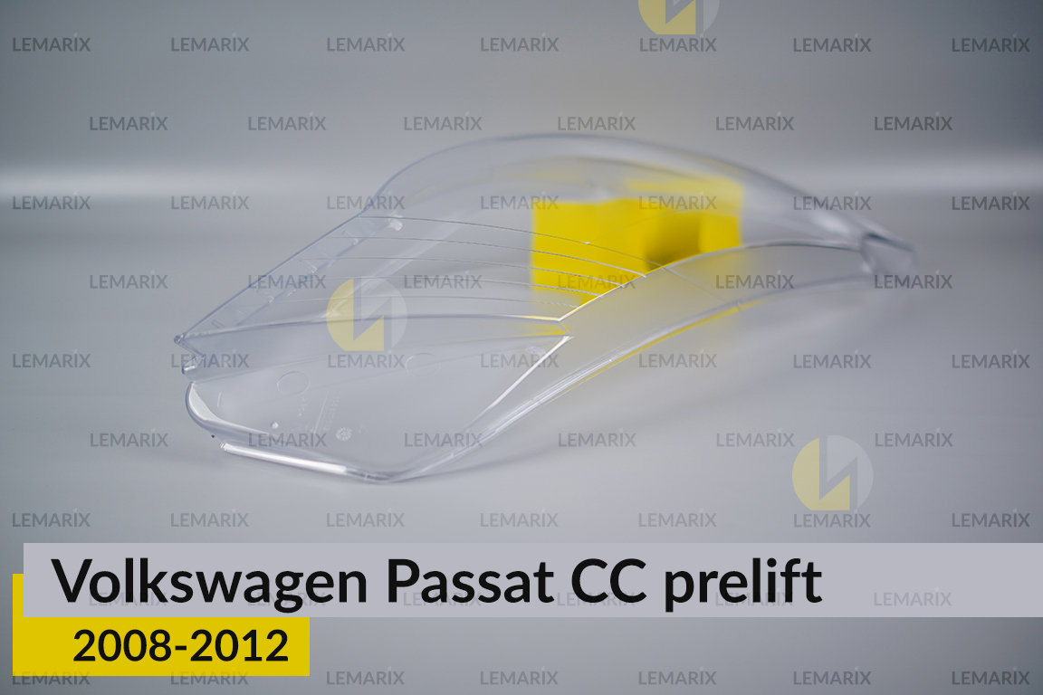 Скло фари VW Volkswagen Passat CC (2008-2012) дорест праве