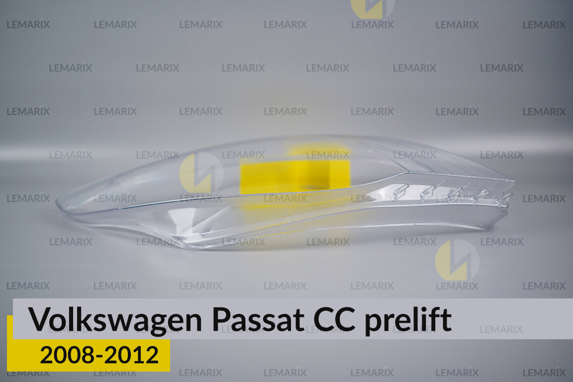 Скло фари VW Volkswagen Passat CC (2008-2012) дорест праве