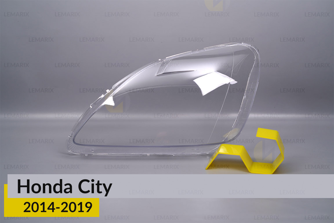 Стекло фары Honda City (2014-2019) левое