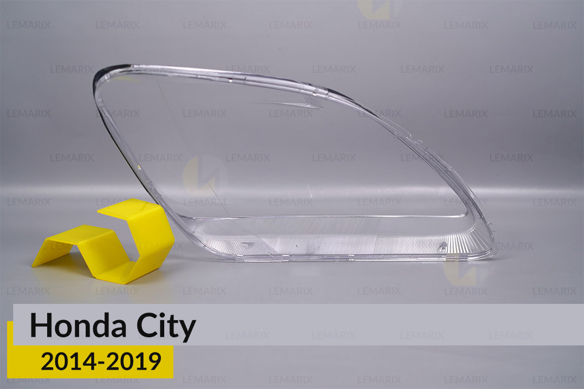 Скло фари Honda City (2014-2019) ліве