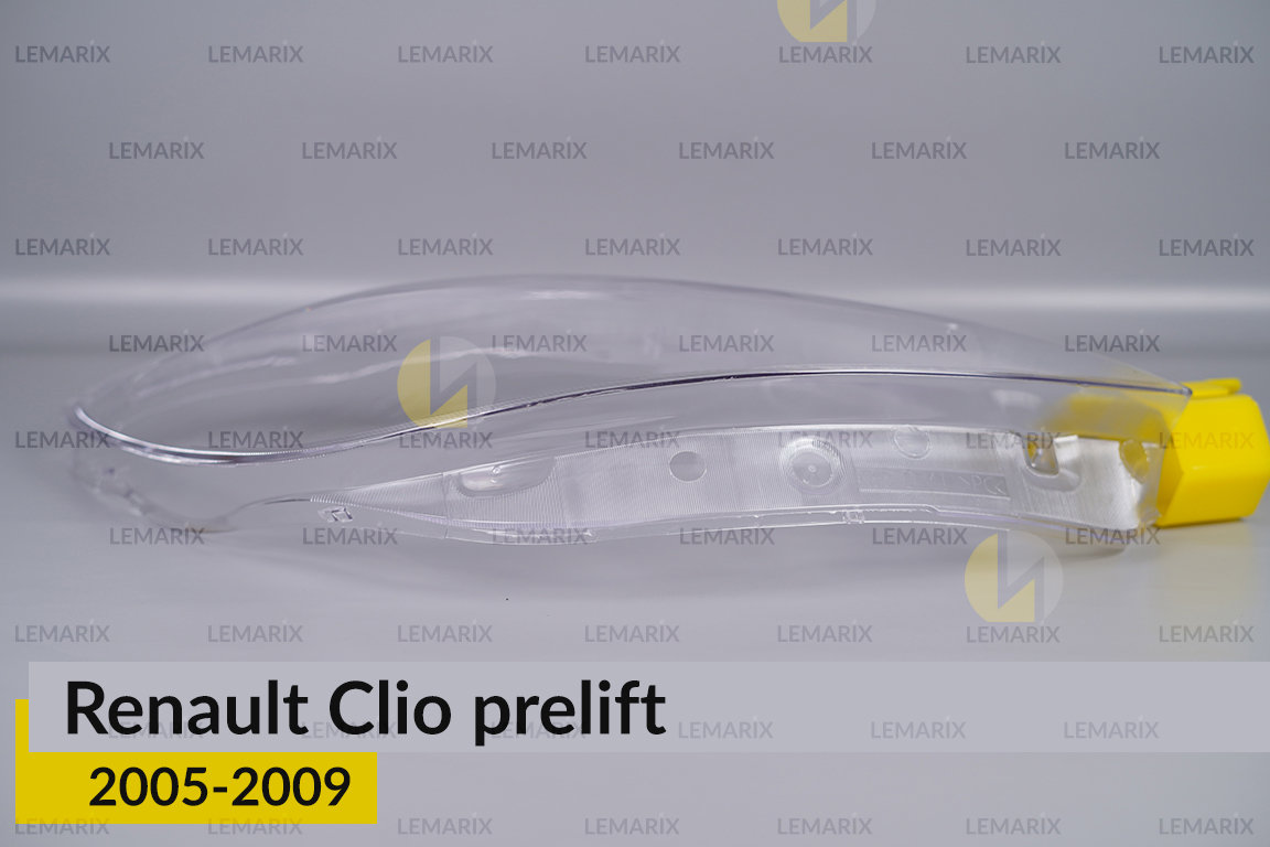 Стекло фары Renault Clio (2005-2009) дорест правое