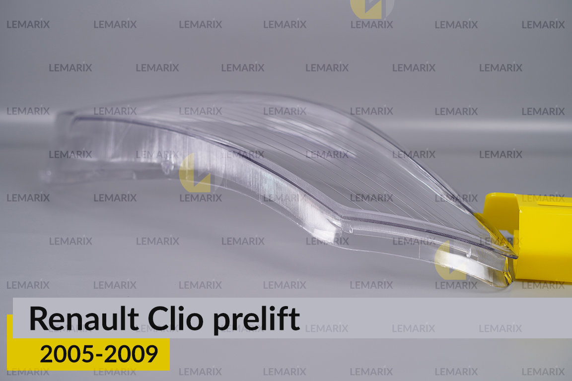Стекло фары Renault Clio (2005-2009) дорест правое