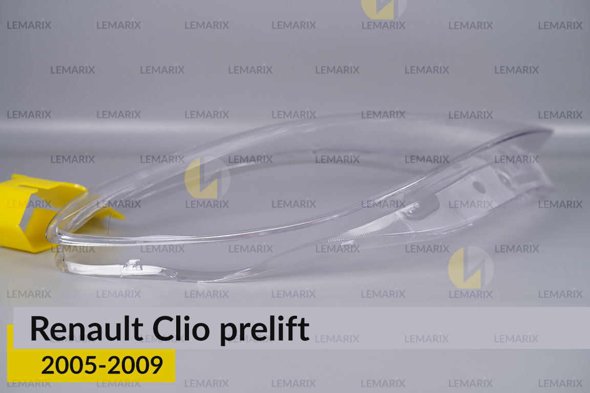 Стекло фары Renault Clio (2005-2009) дорест правое