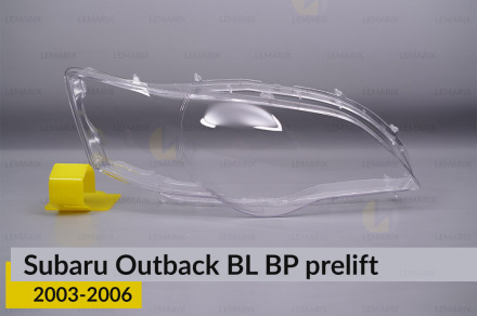 Стекло фары Subaru Outback BL BP (2003-2006) дорест правое