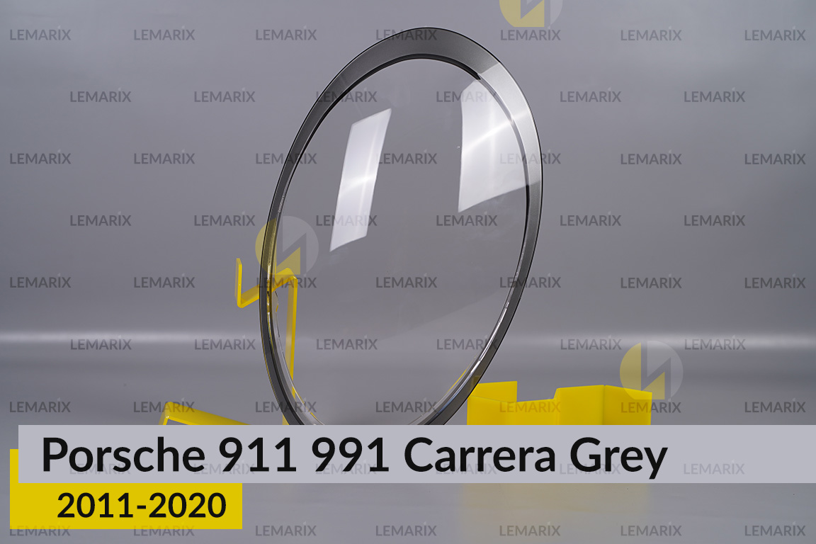 Скло фари Porsche 911 991 Carrera Grey (2011-2020) ліве